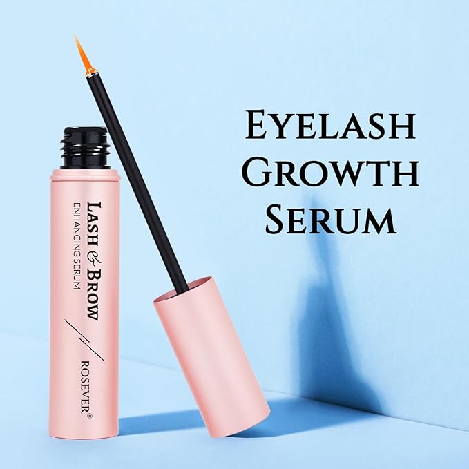 Eyelash Growth Serum, Eyelash Serum to Grow Lashes, Brow Growth Serum for Longer, Thicker and Stronger Lashes and Brows 5ml