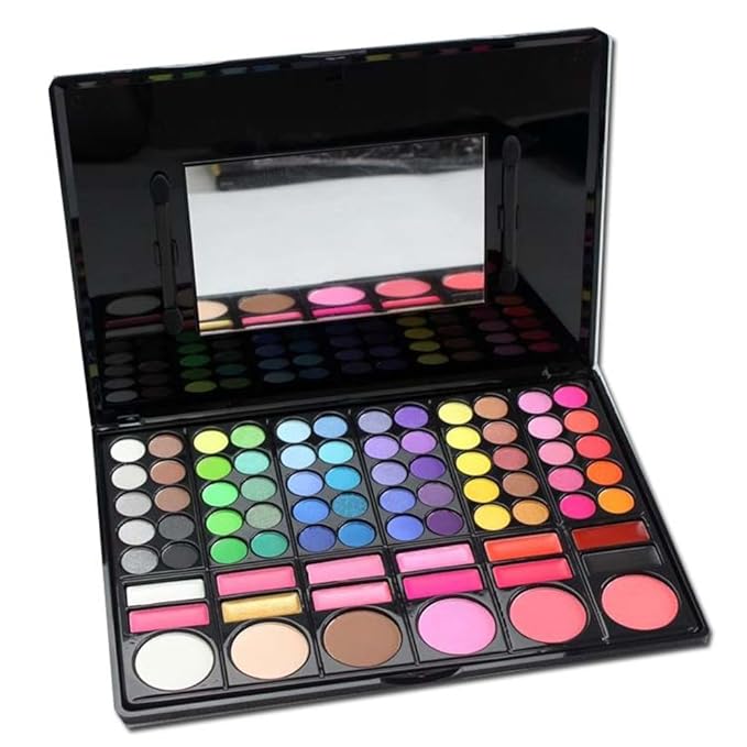 Pro Makeup Gift Set All In One Makeup Palette Cosmetic Contouring Kit 78 Colors Eyeshadow Palette with Blush, Face Powder and Lip Gloss #3 - Ideal Gift for Holiday