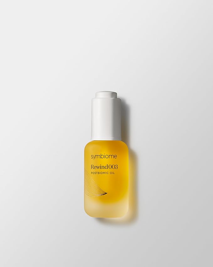 Rewind003 Age-Defying Face Oil, Stimulating and Rehydrating Skin Oil for the Face, Postbiomic Blend Face Oil Moisturizer, Vegan & Organic Face Oil, 30mL