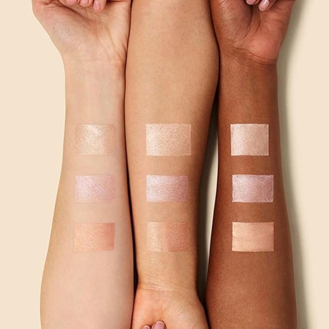 Liquid Highlighter Makeup, Long Lasting Liquid Luminizer for Glowing Skin Waterproof Smooth Glitter Highlight Face Illuminator Cream Contour Stick Body Shimmer Liquid Bronzer (#02 STARLIGHT)