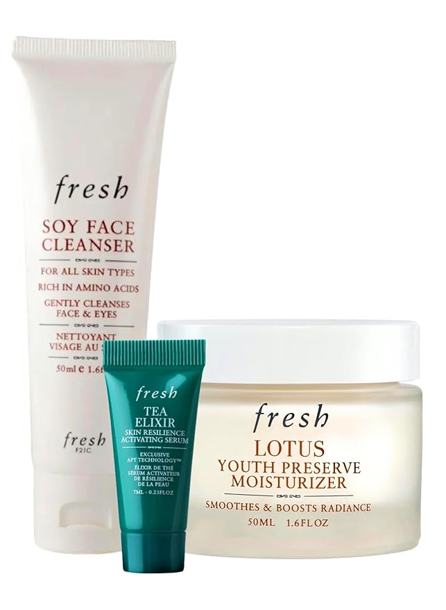 Soy Hydration Face Cleanser 1.6oz / 30mL and Lotus Youth Moisturizer 1.6oz / 30mL Gift Set