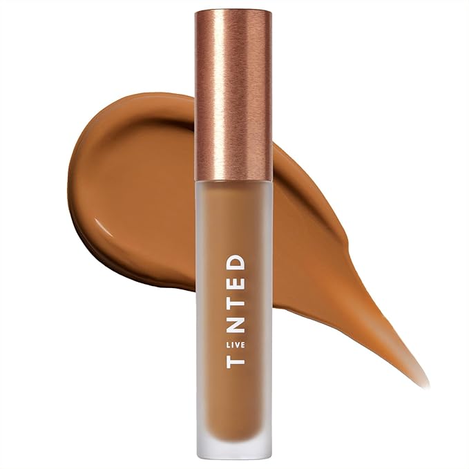 Live Tinted Hueskin Serum Concealer - Medium-to-Full Coverage Concealer with Niacinamide, & Hyaluronic Acid for Dark Circles, Fine Lines & Wrinkles, Buildable Long-Lasting Formula, 0.35 oz - Shade 5