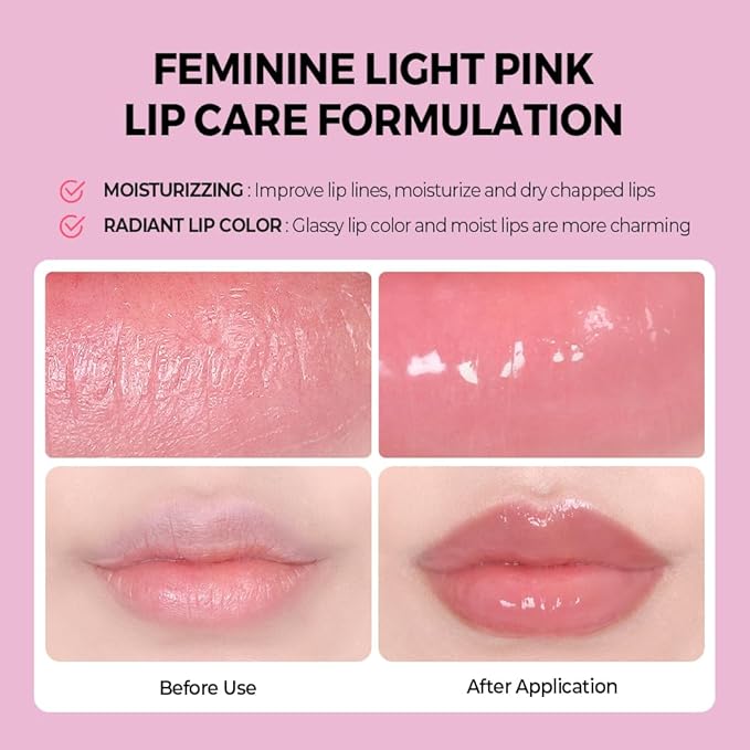Klavuu Nourishing Care Lip Sleeping Pack - Lip Mask for Exfoliating & Nourishing Lip Treatment Balm for Dry Lips - Natural Moisturizing Lip Oil with - Lip Balm to Repair & Protect Lips 0.7oz (Berry)