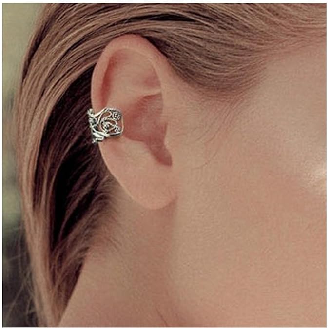 Boho Ear Cuff Earrings Silver Conch Ear Cuffs Earrings Helix Hoop Earrings Non Pierced Cartilage Earrings Jewelry for Women and Girls