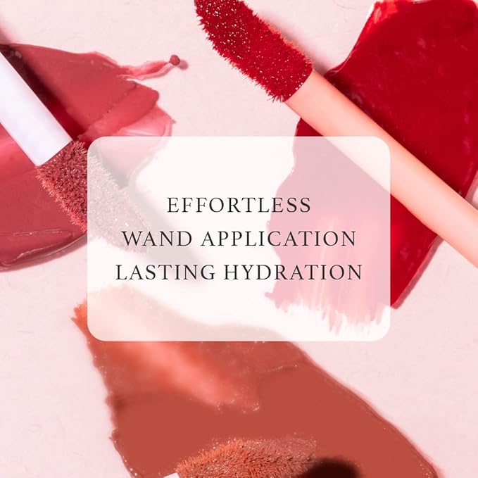 Oh-So-Luxe Liquid Tinted Lip Balm, Hydrating & Nourishing Tinted Lip Oil for dry dark lips, results in Soft & Glowing Lips, Moisturizing, Non-Sticky Berry Red Shade - 0.10 Fl Oz - RAS LUXURY OILS