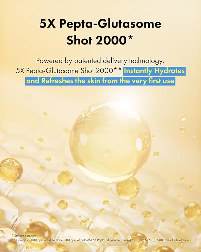 It'S SKIN Glutathione Shot B3 Toner 4.05 Fl Oz, 99% Pure Glutathione, Deep Hydration & Skin Texture Care, Fast-Absorbing for Daily Toner, Korean Skincare