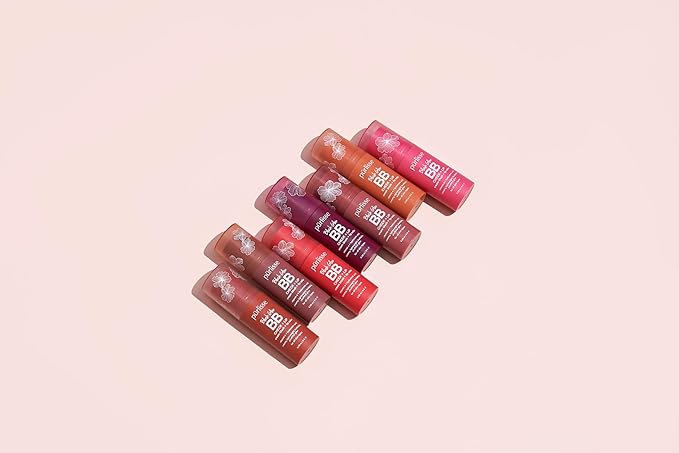 pürlisse Blush Glow BB Lip and Cheek Tint - Hydrating & Buildable 2-in-1 Cream Blush Stick for Cheeks & Lips - Formulated with Nourishing Vitamin E & Hyaluronic Acid - Pink Crush (.28 oz)