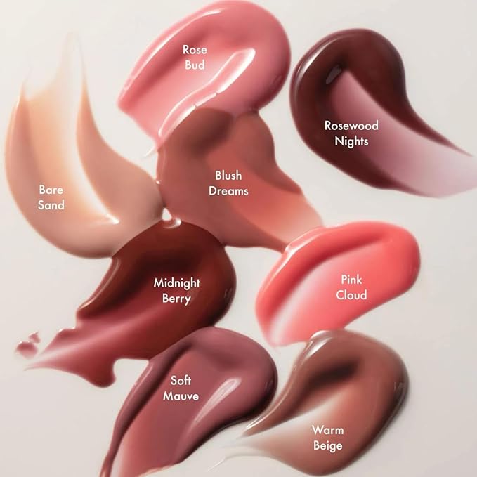 Summer Fridays Dream Lip Oil - Tinted Lip Oil with Moisturizing Sheer Coverage, High-Shine and Deep Hydration - Non-Sticky Formula for Long-Lasting Softness - Warm Beige (0.15 Oz)