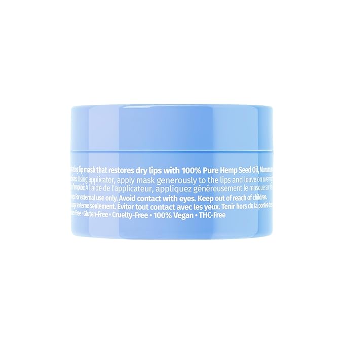 Hempz Hydrating Lip Sleeping Mask - Triple Moisture Fresh Citrus (.95 Oz.) | Overnight Hydrating Lip Balm for Dry Lips, Lip Repair, Chapped Lip Treatment & Nourishment for Women