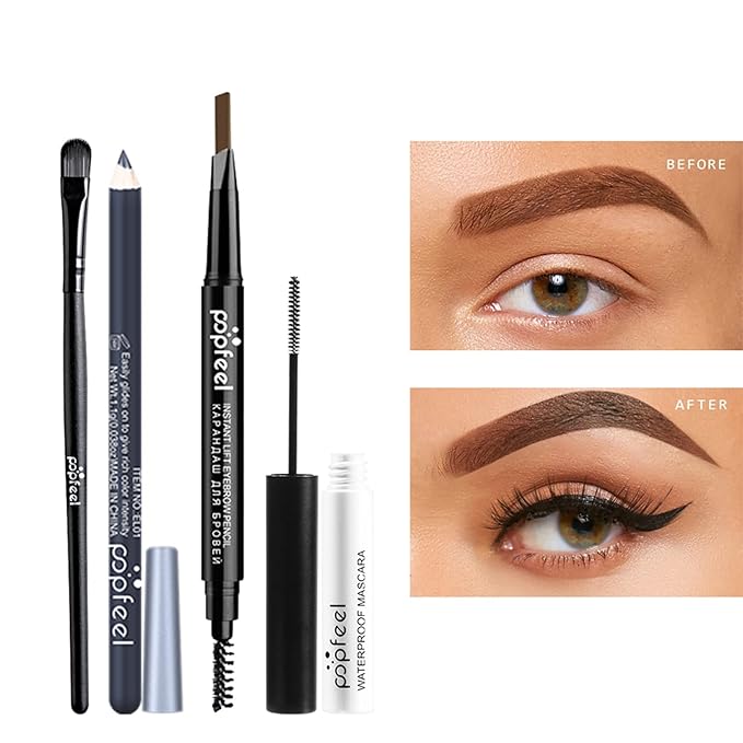 All in One Makeup Kit for Women Full Kit Girls Makeup Gift Sets Xmas Essential Bundle Include Eyeshadow Palette Lipstick Blush Concealer Eyeliner Mascara Foundation Brush Eyebrow Pencil
