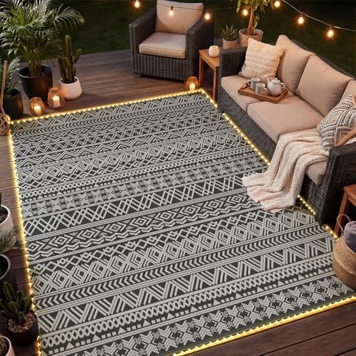 MontVoo-Outdoor Rug Carpet 9x12 ft by MontVoo