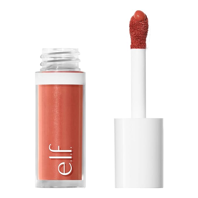 e.l.f. Camo Liquid Blush, Long-lasting Liquid Blush For High-pigment Color, Creates A Soft, Dewy Finish, Vegan & Cruelty-free, Copper Etiquette