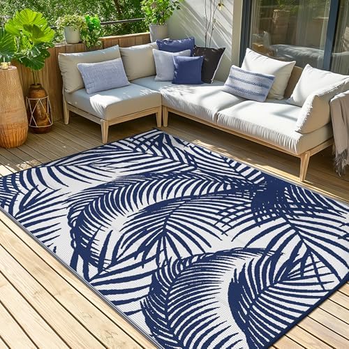 GENIMO Outdoor Rug, Waterproof Plastic Rugs - Image 2