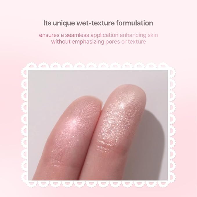 2aN Pure Glash Highlighter OR01 Peach Beam – Glass-Like Sheen Powder Highlighter for a Natural, Radiant Glow | Buildable, Long-Lasting, Lightweight Formula