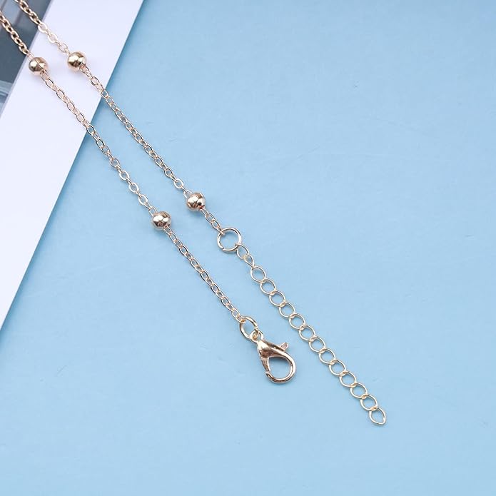 Vintage Opal Crystal Sun Pendent Necklace Opal Sunburst Necklace Moonstone Sun Choker Necklace Gold Ball Chain Necklace Jewelry for Women (Gold)