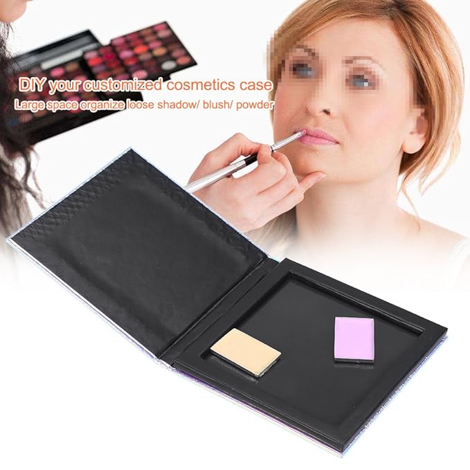 Empty Eyeshadow Makeup Box, Magnetic Pallete For Eyeshadow, Magnetic Eyeshadow Palette, Newest Empty Magnetic Cosmetics Palette Grident Eyeshadow Powder DIY Makeup Storage Box