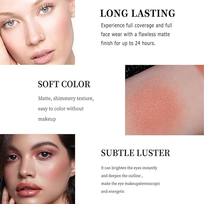 Liquid Blush Makeup, Cream Blush for Cheeks, Waterproof Long Lasting Blush Face Makeup Multi-Use Blush Beauty Wand for Cheeks & Lip Tint Natural Cream Blusher Makeup for All Skin Tones(#01 Love cake)