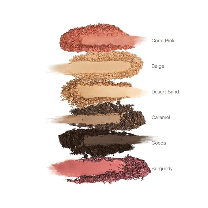 READY TO SHINE Shades of Wonderland Blush and Eyeshadow Palette - Highly Pigmented Shimmer Matte - Smooth With Moisturizing Jojoba Oil - Vegan and Cruelty Free - For All Skin Types