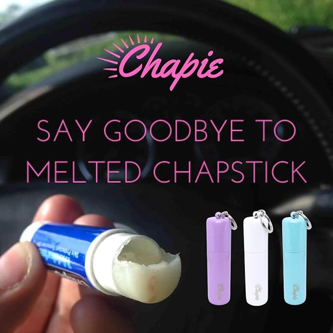 OG | Vacuum Insulated Lip Balm Keychain Holder, Prevents Melting & Messes | 3-Pack (Earth)