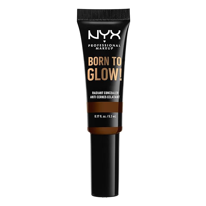 NYX PROFESSIONAL MAKEUP Born To Glow Radiant Concealer, Medium Coverage - Walnut