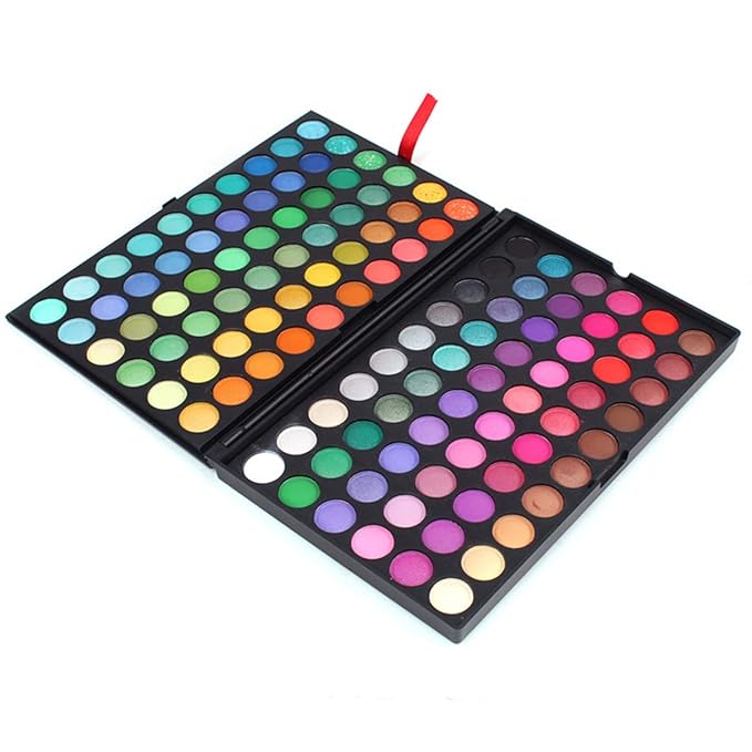 Pro 120 Colors Shimmer and Matte Eyeshadow Makeup Palette Cosmetic Contouring Kit #1 - Ideal for Professional and Daily Use