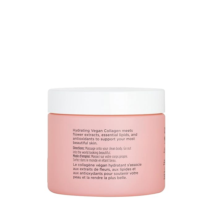Pacifica Beauty | Vegan Collagen Body Butter | Hydrating, Nourishing, Moisturizer | Long-Lasting Hydration | Cream Lotion for Dry Skin | Light Floral Scent | Paraben Free | Vegan + Cruelty Free