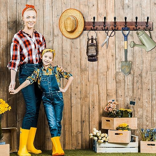 IBosins Wall Mounted Coat Rack, 31.4" Long - Image 5
