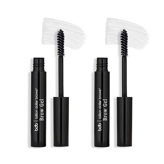 bdb Eyebrow Gel, Clear Formula - Effortless Brows, Waterproof, 2-Pack