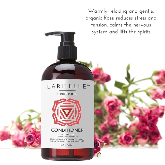 Organic Anti-Thinning Conditioner | Fortifying, Strengthening & Rejuvenating | Prevents Hair Loss and Shedding, Promotes New Hair Growth | Ayurvedic Herbs, Lavender, Ginger, Rosemary