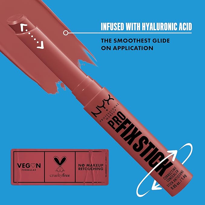 NYX PROFESSIONAL MAKEUP Pro Fix Stick Correcting Concealer, Buildable Medium Coverage Concealer Stick - Rich Espresso