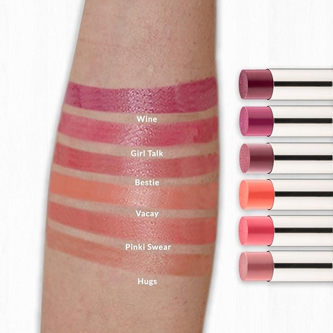 VASANTI Best Balm Forever Tinted Lip Balm (Mwah! - Burgundy) - Lip Moisturizer with Natural Oils and Butters for Lip Hydration and Long Lasting Comfort - Vegan, Paraben Free, Cruelty Free