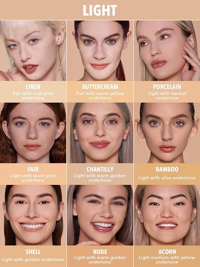 SHEGLAM SKin-Focus Full Coverage Powder Foundation Oil-Control Lightweight Face Pressed Powder Makeup-Shell