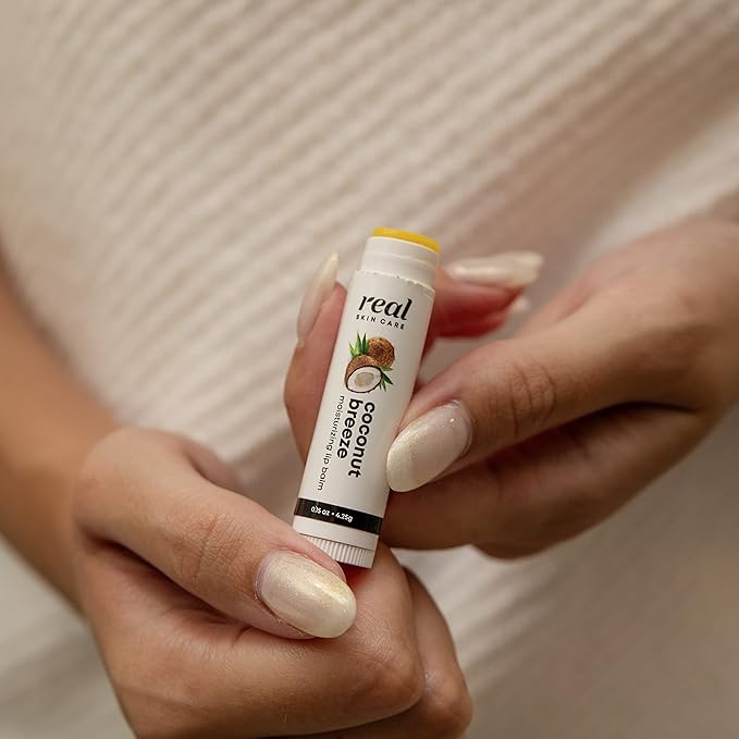 Organic Flavored Lip Balm – Lip Repair for Dry Cracked Lips Coconut Oil Lip Balm Lip Balm Set – Beeswax Lip Balm Lip Balm Pack – Organic Lip Balm Girls Trip Gift Favor Lip Balm Organic
