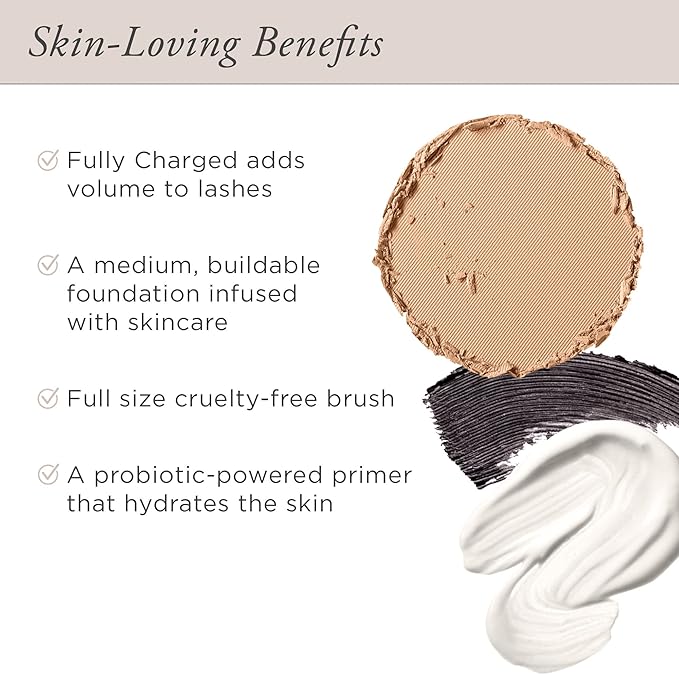 PÜR Beauty Multitasking Essentials Best Sellers Kit, Everyday Look Deluxe Kit, Condition & Moisturize Skin, Cruelty Free, Medium Dark