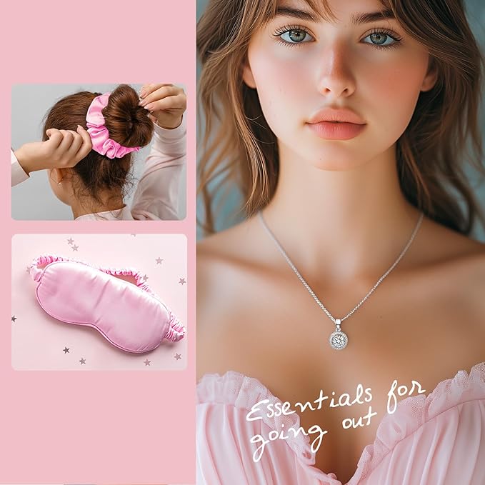 Mothers Day Gifts for Mom -20-Piece Luxury Bath & Body Gift Bath Gift Set for Women, Self Care Kit with Necklace, Diffuser & More | Perfect for Christmas, Birthday, Anniversary, Holiday Gift for Her