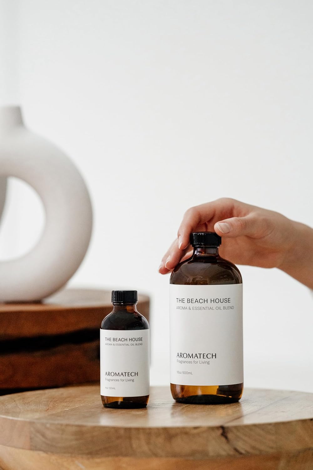 AromaTech The Beach House Premium Aroma Oil – Transportive Home Fragrance with Notes of Salted Bergamot, Sandalwood & Coconut Milk for Scent Diffusers, Cold-Air and UltraSonic Scent Machines – 60 mL