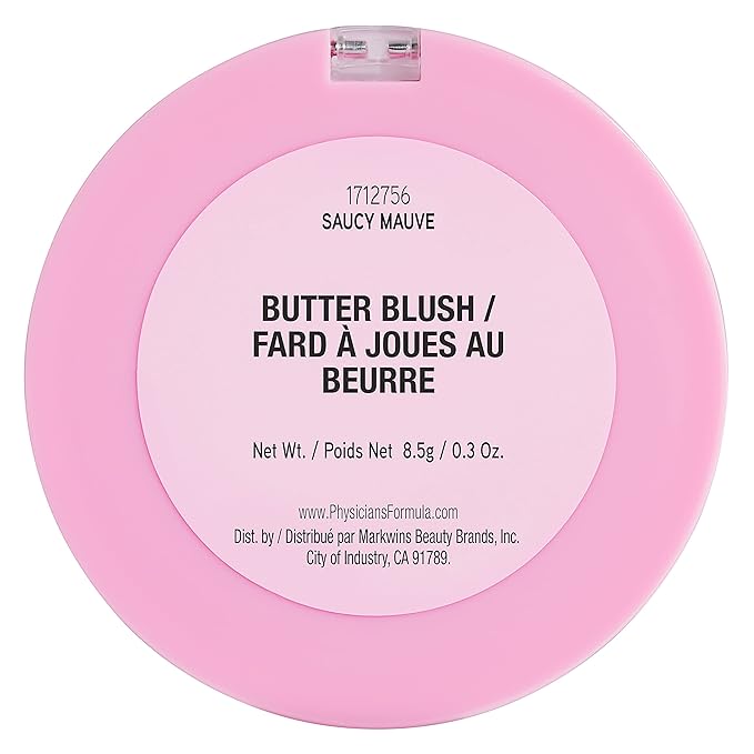 Physicians Formula Earth Day Butter Blush Powder Saucy Mauve, Clean Beauty, Dermatologist Tested, Vegan, Cruelty-Free