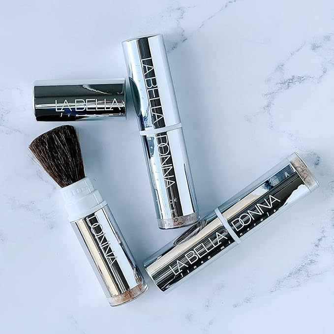 Minerals on the Go - (Dispensing Brush w/Loose Foundation) in Honey