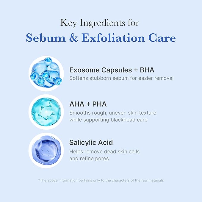 medicube Zero Pore Clear Blue Capsule Facial Deep Cleanser for Skin Texture, Blackhead & Pore Care | AHA, BHA & PHA for Double Cleansing, Daily Gentle Face Wash, Korean Skincare | 120g / 4.23 oz