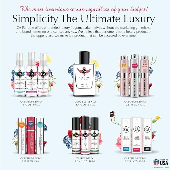 CA Perfume Impression of Thierry M. Angelical For Women Replica Fragrance Body Oil Dupes Alcohol-Free Essential Aromatherapy Sample Travel Size Concentrated Long Lasting Attar Roll-On 0.3 Fl Oz-X2