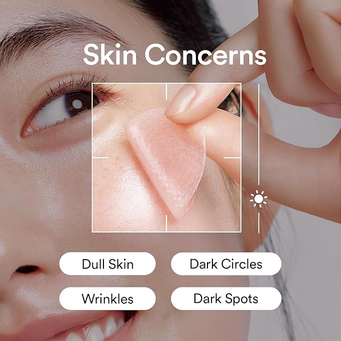 Abib PDRN Retinal Eye Patch Glow jelly 60 Patches, Korean Under Eye Patches for Puffy Eyes and Dark Circles, Anti-Wrinkle, Collagen, Caffeine, Niacinamide