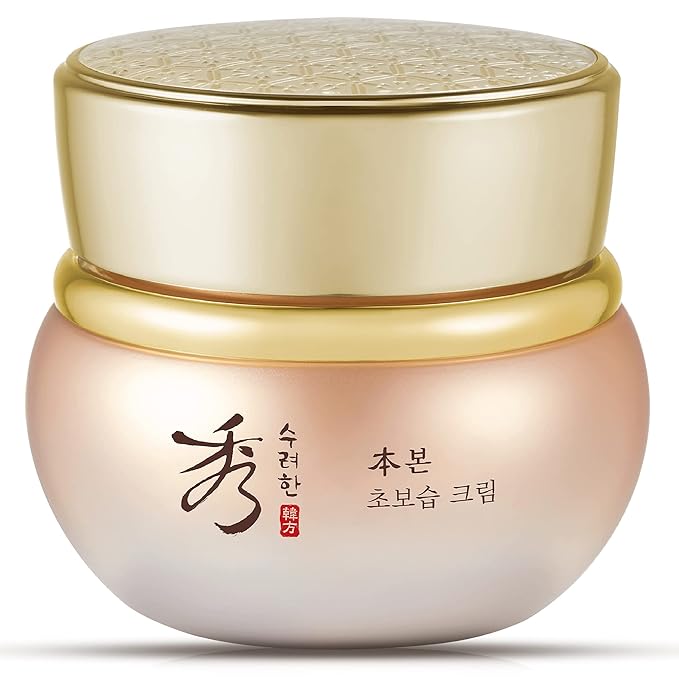 Sooryehan BON Extra Moisture Cream (1.7fl oz) - Premium Skin Moisturizer for Skin Barrier Night Repair, Red Ginseng | Korean Skincare