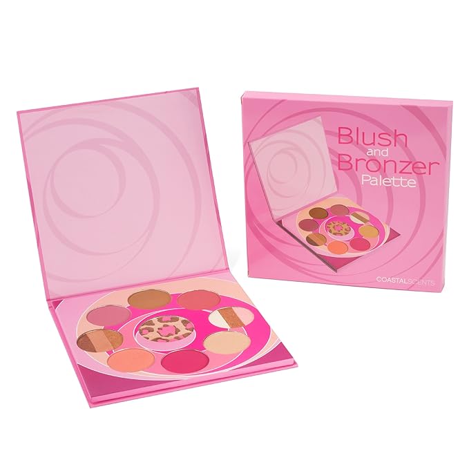 Coastal Scents Blush and Bronzer Palette (PL-080)