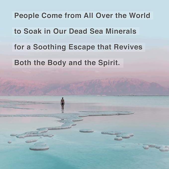One With Nature 100% Pure Dead Sea Salt for Bath, 5lb Unscented. Dead Sea Salt is high in Essential Minerals, Such as Magnesium, Sulfur, Zinc, Potassium. Exfoliates, Nourishes Skin, Helps Restore pH