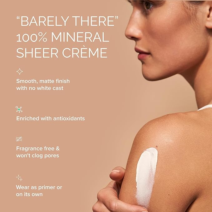 MDSolarSciences Mineral Crème Sunscreen SPF 50 | Water-Resistant, Broad Spectrum UV Protection | Zinc Oxide Formula with Antioxidants | No White Cast, Sheer Matte Finish for All Skin Types (1.7 Fl Oz)