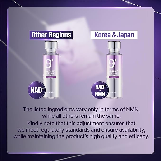 numbuzin No.9 Essence | NAD+ BIO Lifting-sil Essence | Lifting, Firming, Wrinkles, Fine Lines, Elasticity | Peptides, NAD+ | Serum for Aging, Dull Skin | 1.69 fl. oz.