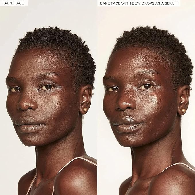 Glow Recipe Watermelon Niacinamide Dew Drops, Travel Size - Brightening, Plumping Hydrating Face Serum, Makeup Primer + Liquid Highlighter with Hyaluronic Acid - Dewy & Glowing Korean Skin Care (15ml)