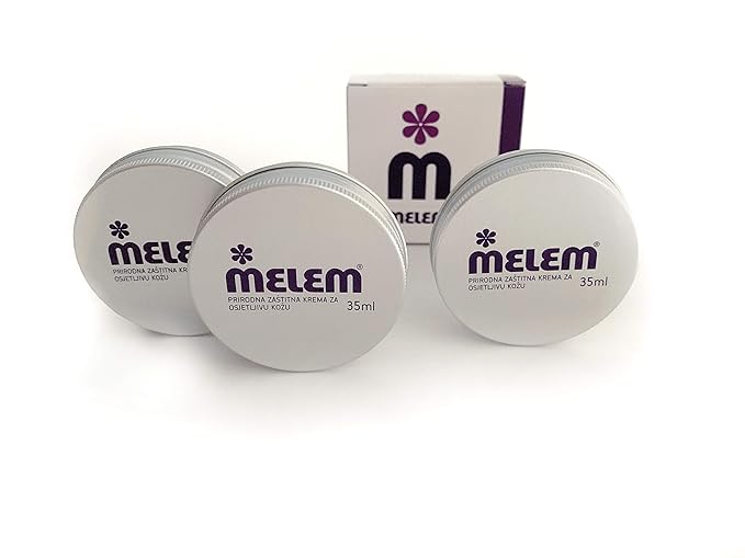 with Lanolin, Moisturizes Dry, Flaky and Cracked Skin, 3 Large Tins (each 1.2 oz.)