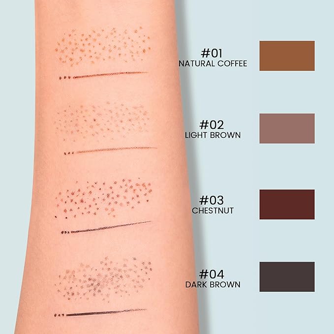 2-in-1 Dual Ended Microblading Freckle Pen & Freckle Stamp,Waterproof Freckle Stamp & Precise 15°Tip for Natural Lifelike Freckle Makeup,Perfect Make up,Last 24Hrs.