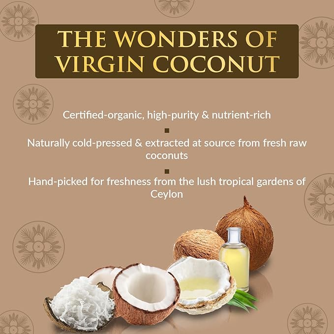 SPA CEYLON Virgin Coconut Hair Treatment Masque | Deep Conditioning | Hair Repair | 100% Vegan & Vegetarian | Best for Dry, Very Dry & Unruly Hair